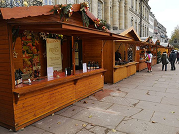 Stand Fritsch au marché de noel